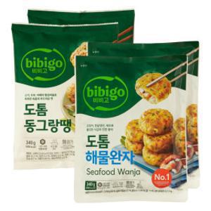 비비고 도톰동그랑땡 340g 2개 + 도톰 해물완자 340g 2개