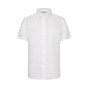 [백화점][닥스셔츠] 린넨 마 혼방 화이트 반팔 셔츠 DMS1SHCS150-A1 DMS1SHCS150A1