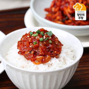 [이광석장인]비빔오징어젓 1kg 대용량 밥도둑 반찬 젓갈