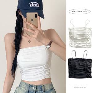 캡내장 쿨링 셔링 캡나시 끈나시 브라렛 브라탑 2591