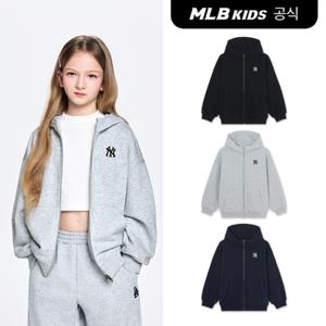 [MLB키즈 공식]26FW 스포티브 베이직 스몰로고 후드집업 (3color) 7AHDB0364