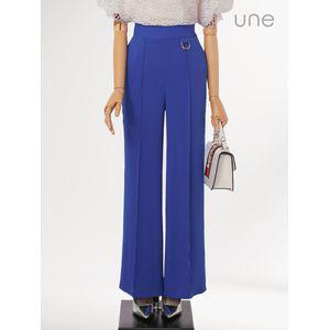 UNE[윈] 핀턱와이드 럭셔리슬랙스