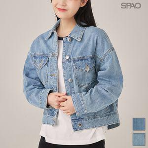 스파오 루즈핏 웨스턴 데님 트러커 자켓_SPJEA23G02-T