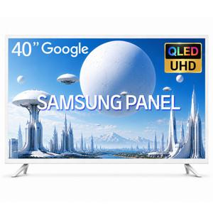 위드라이프 위드라이프 구글 101cm(40인치)QLED 4K UHD 스마트TV 화이트슬림 삼성패널_기사방문 상하 벽걸이설치