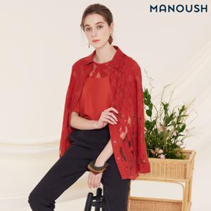 [MANOUSH] 마누쉬 여성 레이스 셋업 3pcs (셔츠자켓+티셔츠+팬츠)