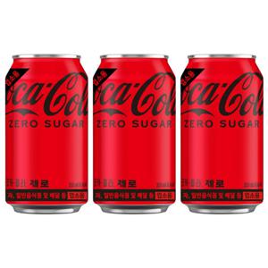 코카콜라 제로 업소용 355ml x 18캔 제로슈가 탄산음료