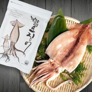 퐝퐝 손질오징어 500gx3팩(총6-10미/1.5kg내외)