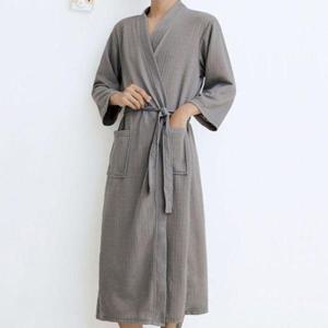목욕가운 샤워가운 그레이 L 남자샤워가운 여성골프가운 수면가운 베스로브 나이트가운