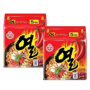 [오뚜기]오뚜기 열라면 (120gX5입) X 2개 멀티팩 총10봉 (37678895)