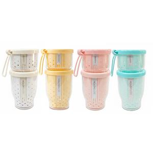 홀로홀로 후르츠팟 400ml+750ml 2종세트 (핑크, 블루, 옐로우, 화이트 color 택1)
