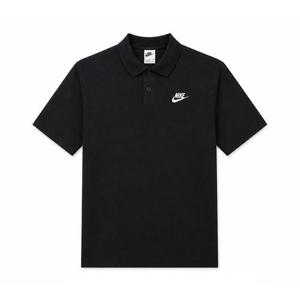 나이키 NSW 클럽 K 여성 아동 주니어 반팔티 폴로티 카라티 블랙 IF2841-010