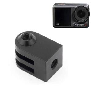 DJI 오즈모 액션 4 호환 액션캠 알루미늄 1/4 나사 홀 마운트 삼각대 WD32F89