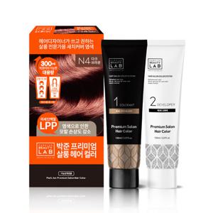 [박준뷰티랩] 헤어 살롱 대용량 새치커버 컬러 염색약 패키지 150ml, 다크 브라운
