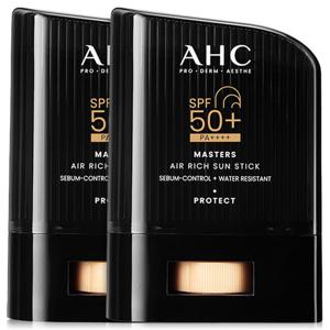 AHC 마스터즈 에어리치 선스틱 14g SPF 50+ PA++++ / 유기자차 12중 프루프 보송선스틱