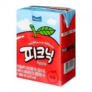 [셀러허브 식품]피크닉 사과 200ml x 72팩