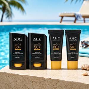 AHC 선스틱 22g 2개 선크림 10ml 2개 마스터즈 에어리치 코스트코 노세범