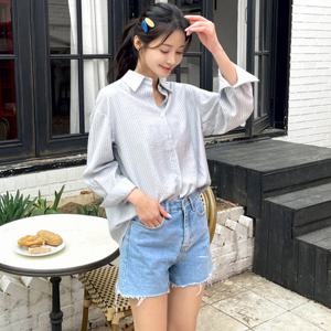 클래식 쿨 스트라이프 셔츠 W25SH103