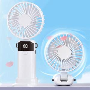 선풍기 서큘레이터 5단바람 휴대용 손풍기 LED 핸디형 M13193