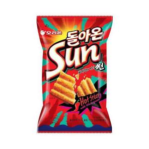 스낵 오리온 썬칩 썬 오리지널 핫스파이시 64g 12개