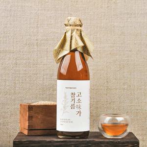 [푸르젠] 저온압착 100% 통참깨 1회착유 참기름 350ml 1+1 총 2병 (에어셀 안전포장)