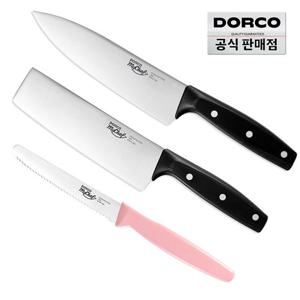 도루코 뉴클래식 주방칼 3종세트(식도+야채용식도+포켓톱니과도)