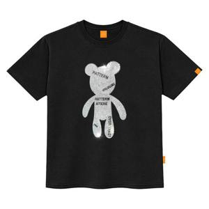 엘라모 큐빅스탠베어 반팔 티셔츠 남녀공용 빅사이즈 S~4XL