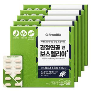 관절연골엔 보스웰리아 플러스 60정x5박스/5개월
