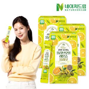 네이처드림 리얼 유기농 올리브오일 레몬즙 올레샷 20ml 14포 3박스/폴리페놀