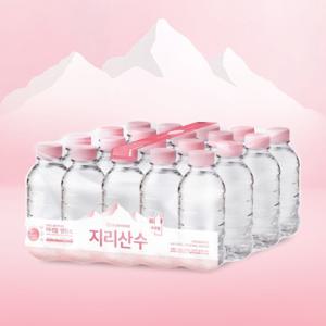 [아워홈] 지리산수 무라벨 생수 330ml, 80개(20개묶음*4팩)