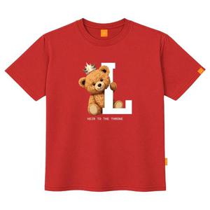 엘라모 킹베어 반팔 티셔츠 남녀공용 빅사이즈 S~4XL