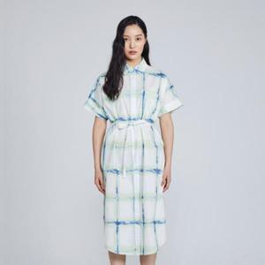 [버커루]여성 타이다이 롱기장 셔츠(B222SH700P).