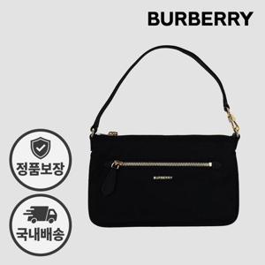 버버리 파우치 숄더백 나일론 미니 81092711 블랙
