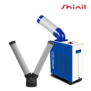 신일 1구 미니 코끼리 이동식에어컨 + 2구 자바라 SMA-PC2200B_2 /실외기없는 공장 공업용 캠핑 업소 산업