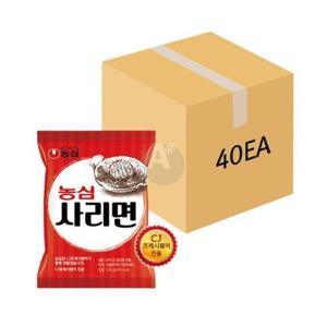 [셀러허브 식품]농심 사리면 110g 40개입 (1BOX) 업소용 식당용 라면사리 한박스