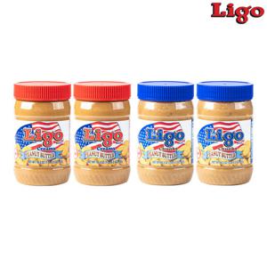LIGO 리고 땅콩버터 땅콩잼 462g 청키 2개+크리미 2개