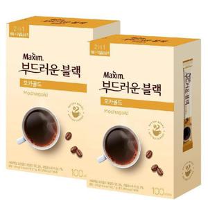 동서 맥심 부드러운 블랙 모카골드 100T + 100T