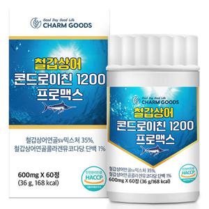 참굿즈 철갑상어 콘드로이친 1200 프로맥스 60정 1통