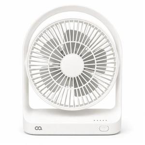 [웰빙창고] 오아 라운드 미니 탁상용 선풍기 BLDC 화이트