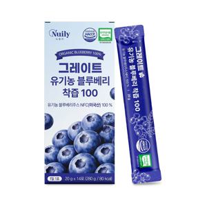 그레이트 유기농 블루베리 착즙 100 원액 액상 NFC 물한방울 섞지않은