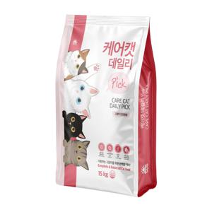 케어캣 데일리 PICK 반려묘사료 15kg