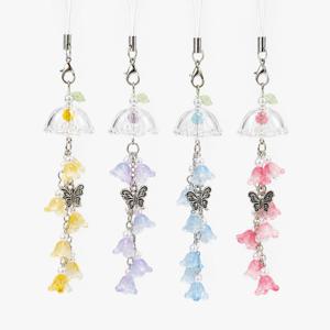 해파리 키링 4color 핸드폰줄 에어팟 버즈 후우링 비즈