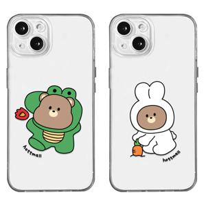 아는 동물도 다시 보기 투명 TPU 풀커버 휴대폰 케이스