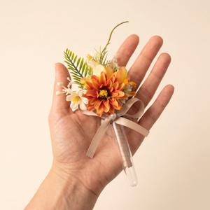납골당 봉안당 미니 국화 조화 꽃다발  큐방 부착식 추모 성묘 납골당꾸미기 명절 헌화
