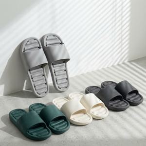 1+1 국산 물빠짐 미끄럼방지 지압 욕실화 PVC 욕실 슬리퍼