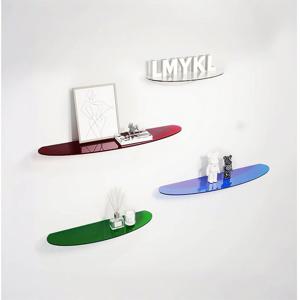 [해외] 감성 모던 반원 아크릴 벽선반 인테리어 벽걸이선반 무지주선반 8colors