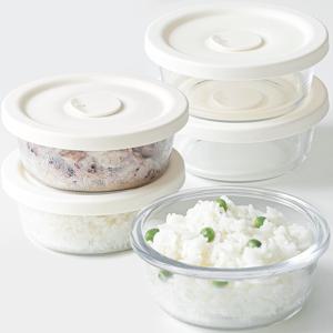 내열유리 냉동 밥보관용기 반찬통 세트 5P 320ml