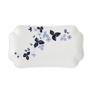 와일드스트로베리 잉키블루 25cm 직사각접시 1p