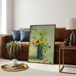 유화 꽃 그림 포스터 명화 갤러리 카페 거실 인테리어 02.작은 화병