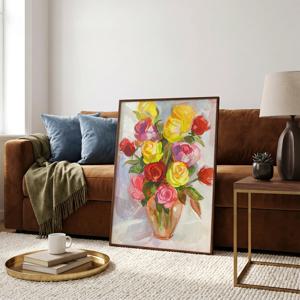 유화 꽃 그림 포스터 명화 갤러리 카페 거실 인테리어 07.봄의 선물