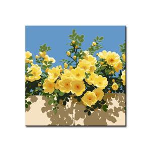 3+1 DIY 명화그리기 감성 25x25cm E110_노란꽃